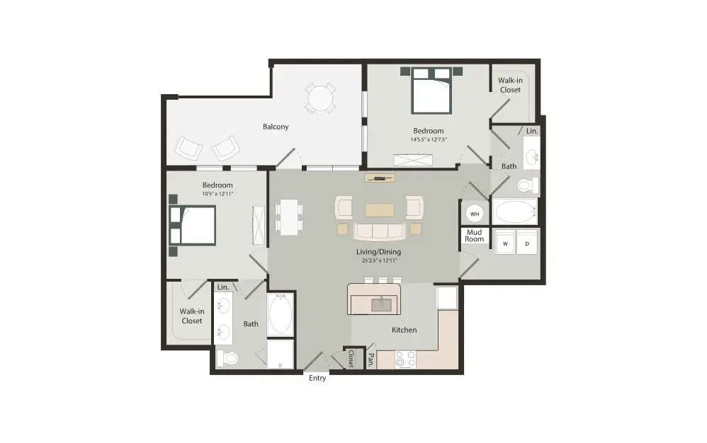 Art House Sawyer Yards Apartments Houston FloorPlan 19