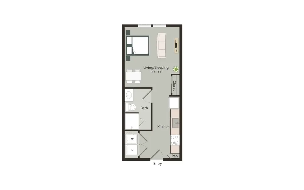 Art House Sawyer Yards Apartments Houston FloorPlan 2