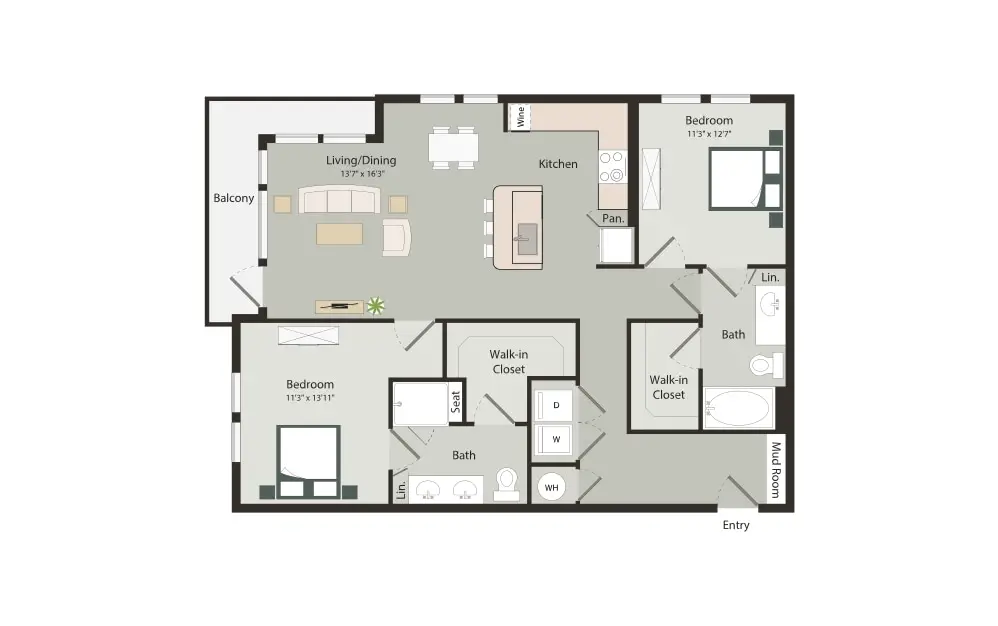 Art House Sawyer Yards Apartments Houston FloorPlan 21