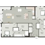 Art House Sawyer Yards Apartments Houston FloorPlan 23