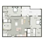 Art House Sawyer Yards Apartments Houston FloorPlan 25