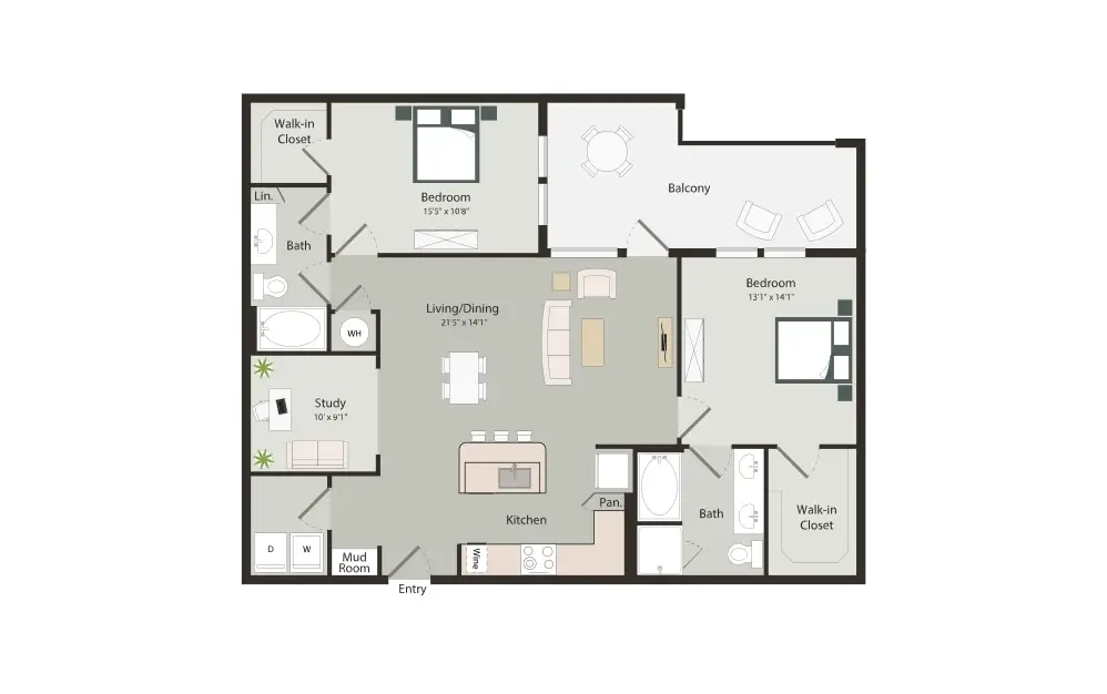 Art House Sawyer Yards Apartments Houston FloorPlan 25