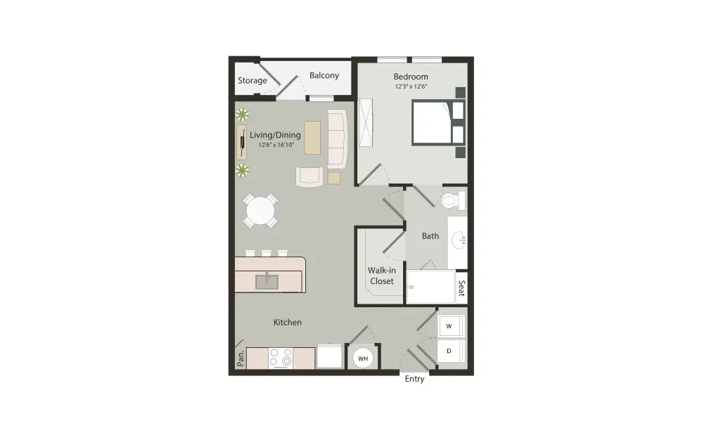 Art House Sawyer Yards Apartments Houston FloorPlan 8