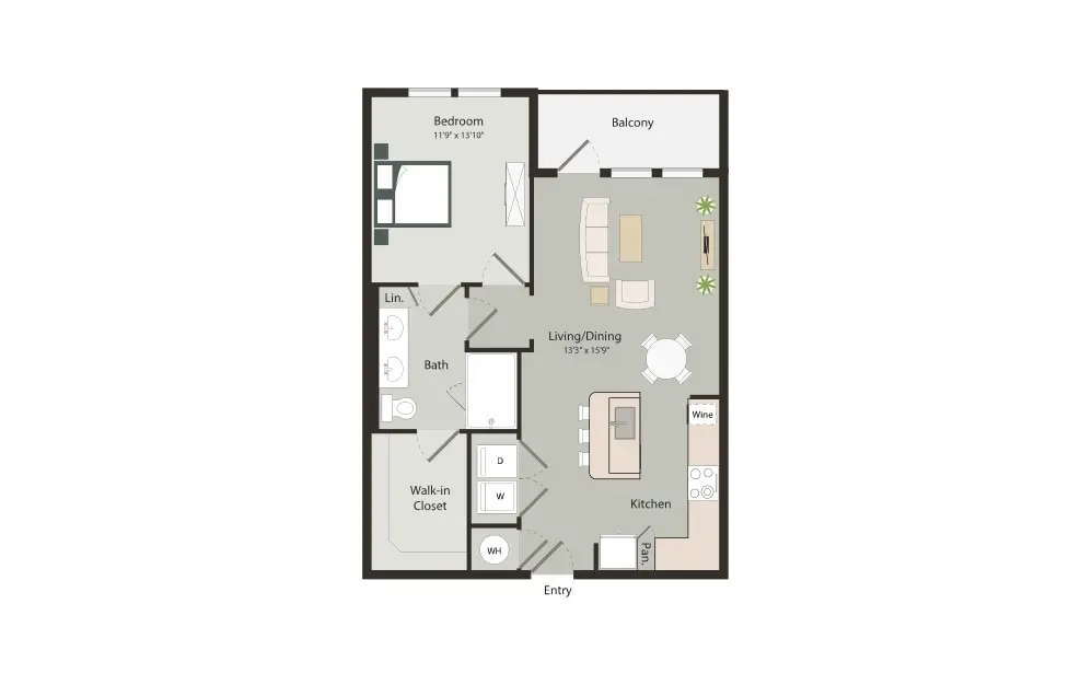 Art House Sawyer Yards Apartments Houston FloorPlan 9