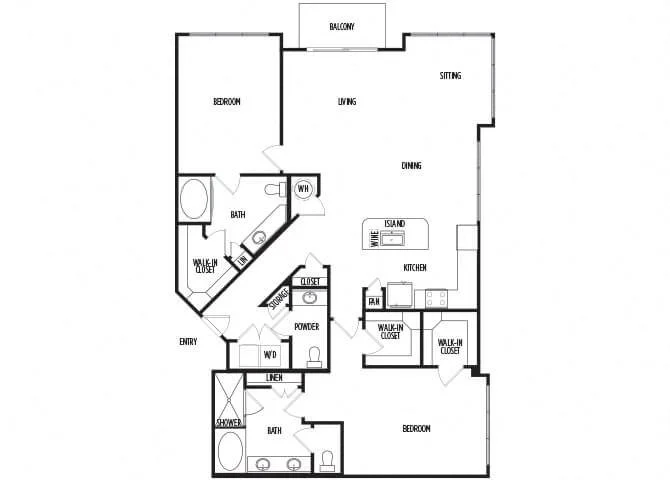 Ascent at CityCentre Floor Plan 13
