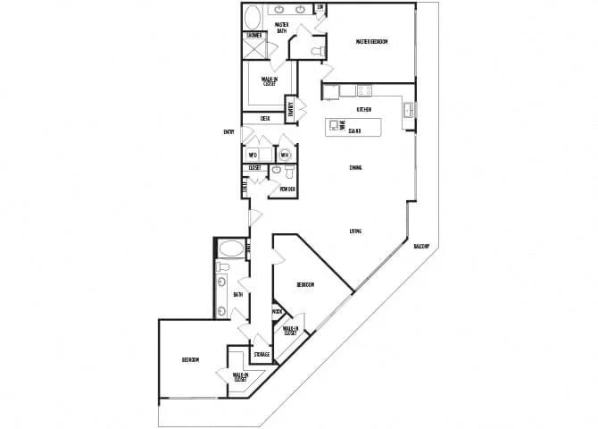 Ascent at CityCentre Floor Plan 16