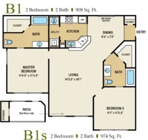 Augusta Meadows Houston Apartment floorplan 11