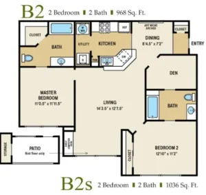 Augusta Meadows Houston Apartment floorplan 12