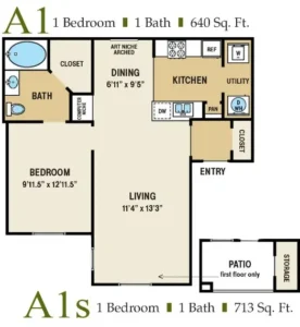 Augusta Meadows Houston Apartment floorplan 4