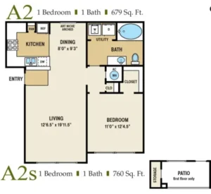 Augusta Meadows Houston Apartment floorplan 5