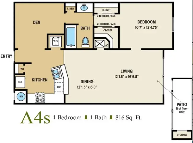 Augusta Meadows Houston Apartment floorplan 7