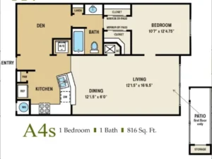Augusta Meadows Houston Apartment floorplan 8