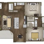 Avaya Kingwood Houston Apartments FloorPlan 3