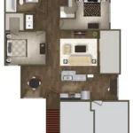 Avaya Kingwood Houston Apartments FloorPlan 6