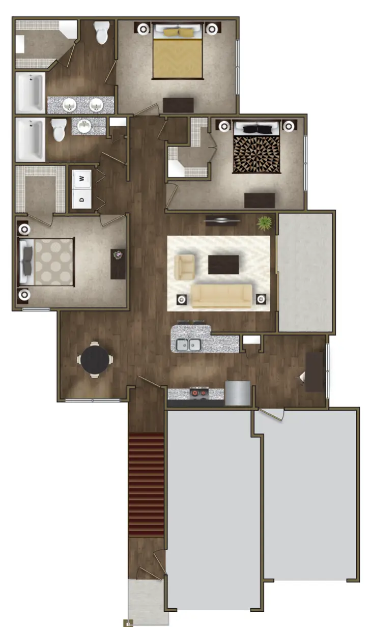 Avaya Kingwood Houston Apartments FloorPlan 6