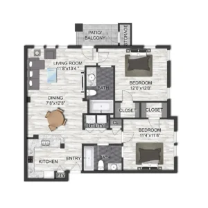 Aviara Houston Apartments FloorPlan 10