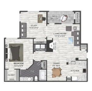 Aviara Houston Apartments FloorPlan 7