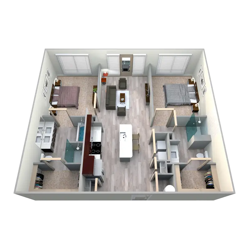 Azure Apartment Floor Plan 11