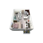Azure Apartment Floor Plan 4