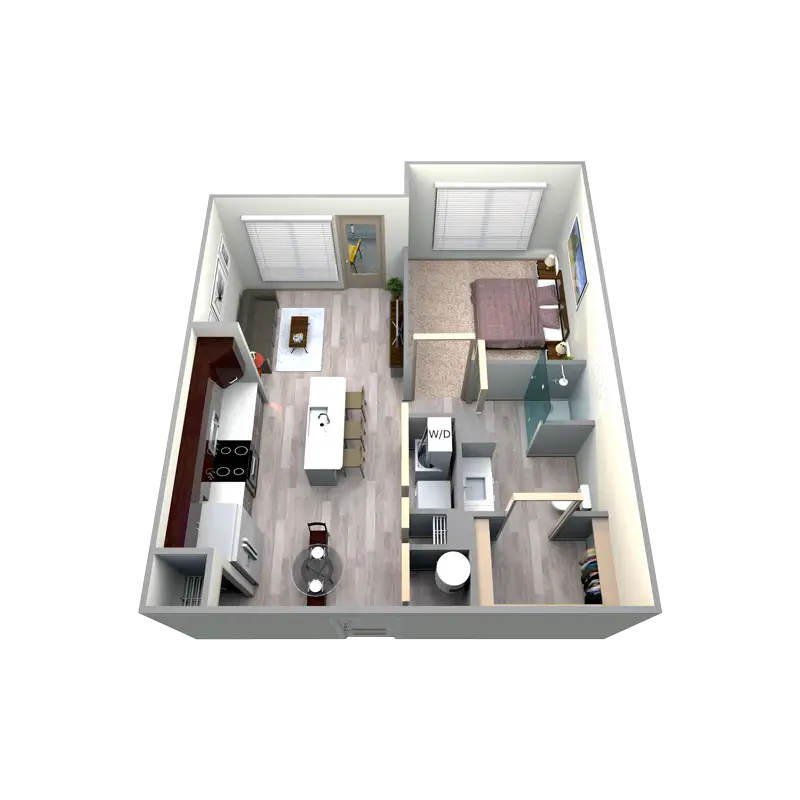 Azure Apartment Floor Plan 5
