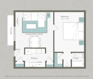 Bay house Houston apartment floorplan 2