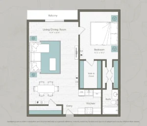 Bay house Houston apartment floorplan 7