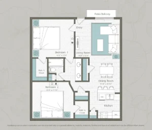 Bay house Houston apartment floorplan 8