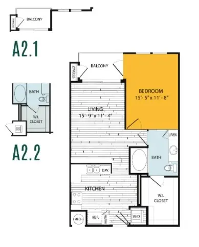 Bellrock Sawyer Yards Apartments Houston FloorPlan 4
