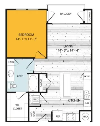 Bellrock Sawyer Yards Apartments Houston FloorPlan 9