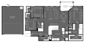 Berkshire Woodland houston apartment floorplan 14