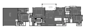 Berkshire Woodland houston apartment floorplan 16