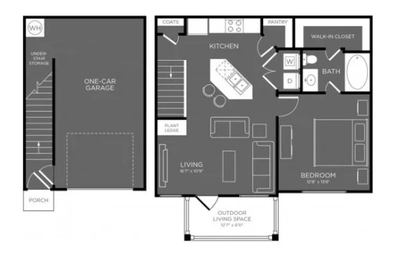 Berkshire Woodland houston apartment floorplan 3