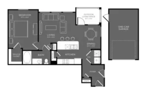 Berkshire Woodland houston apartment floorplan 6