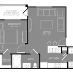 Bershire jones forest houston apartments floorplan 1
