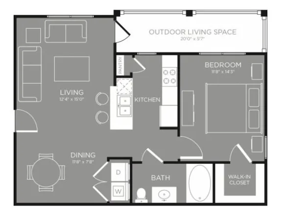 Bershire jones forest houston apartments floorplan 2