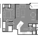 Bershire jones forest houston apartments floorplan 3