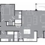 Bershire jones forest houston apartments floorplan 8