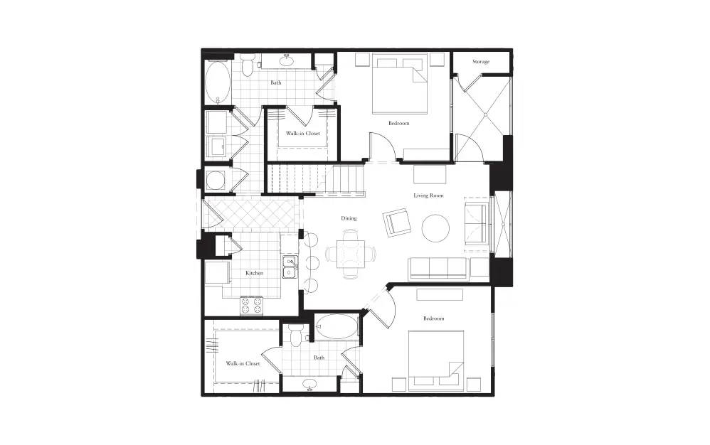 Broadstone Toscano Houston Apartments FloorPlan 13