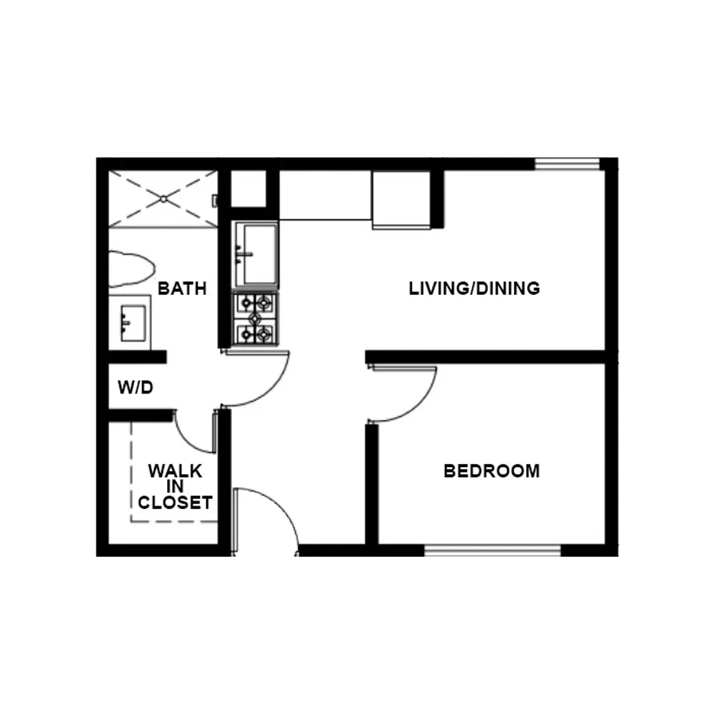 Casa De Dali Apartments Houston FloorPlan 2