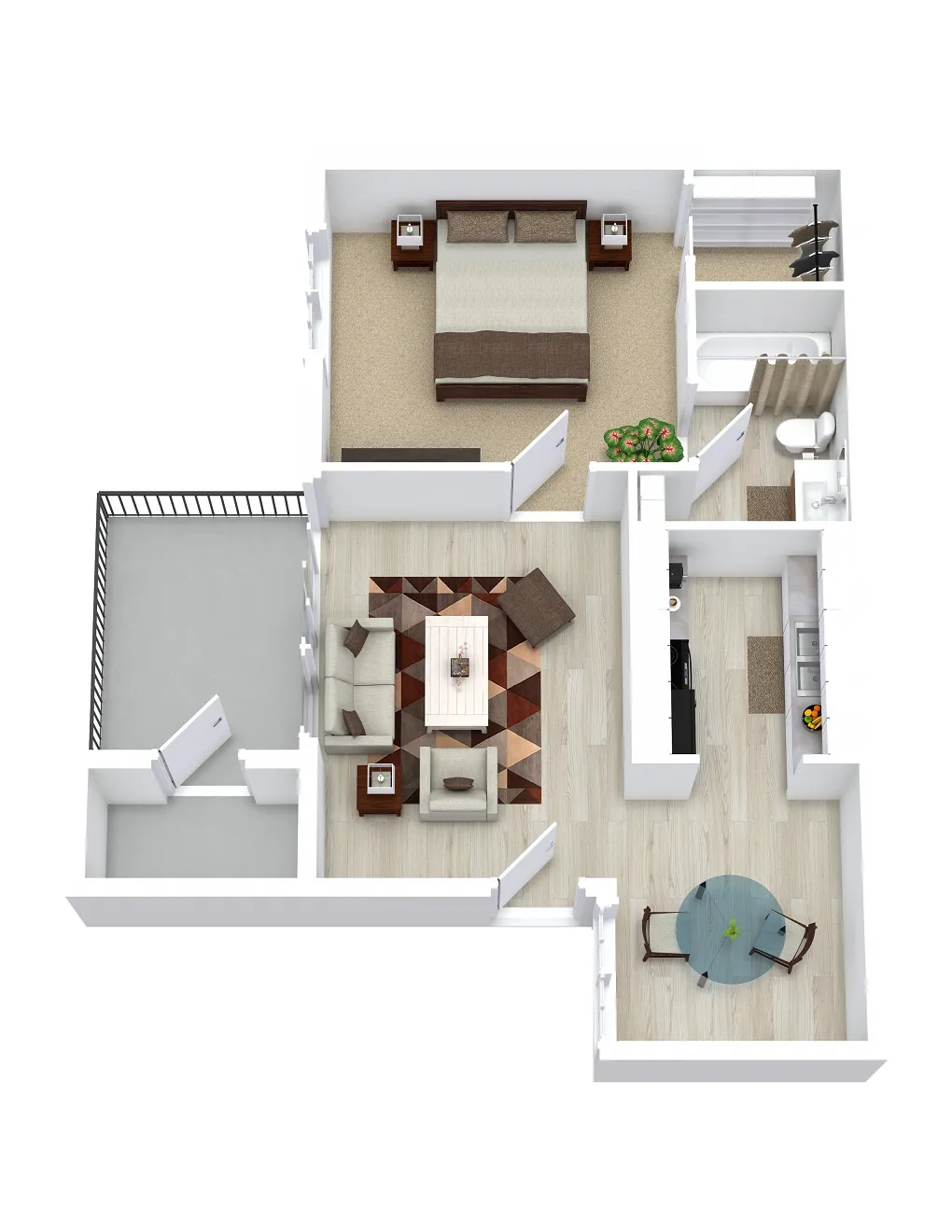 Casa Grande Apartment Floor Plan 2