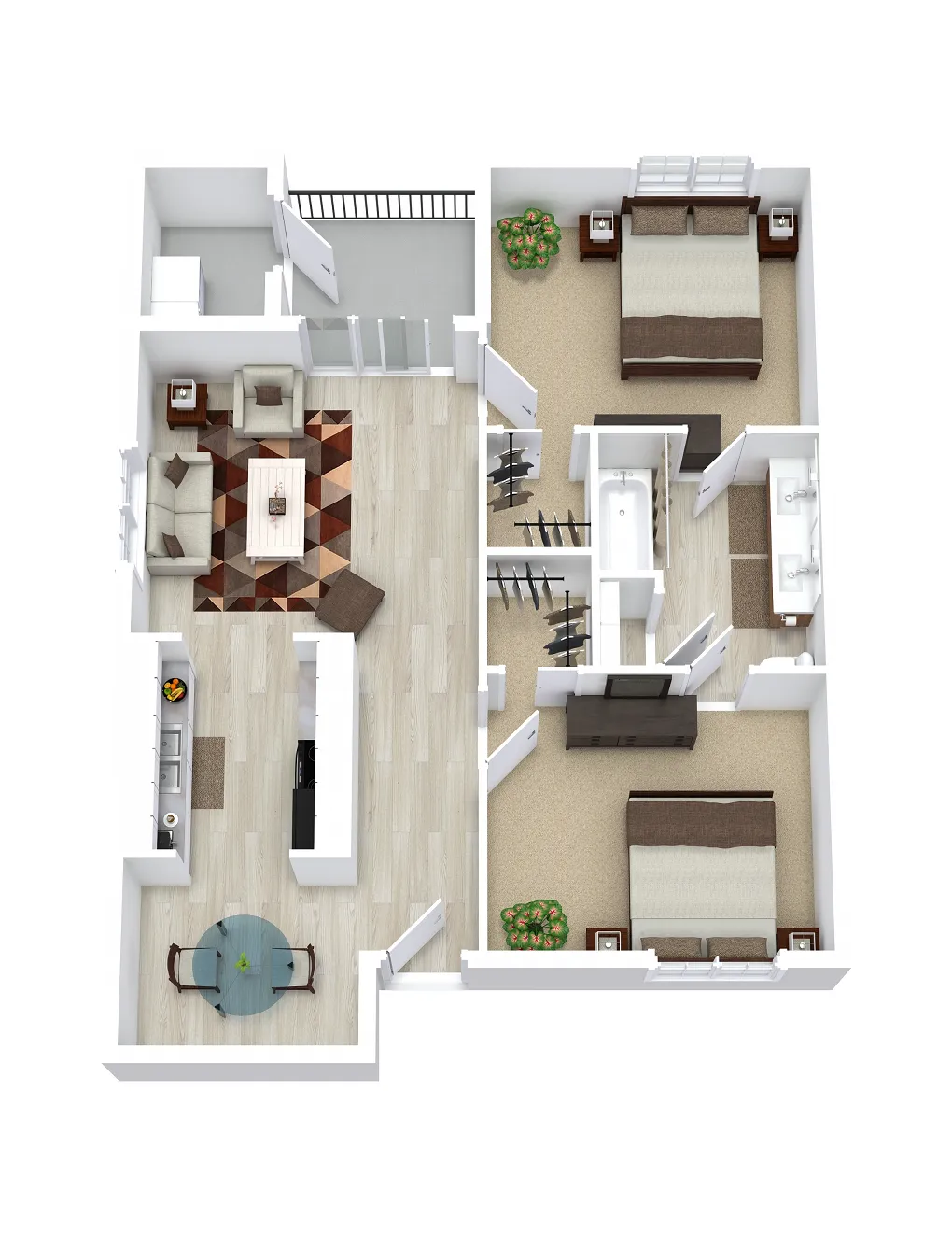 Casa Grande Apartment Floor Plan 4