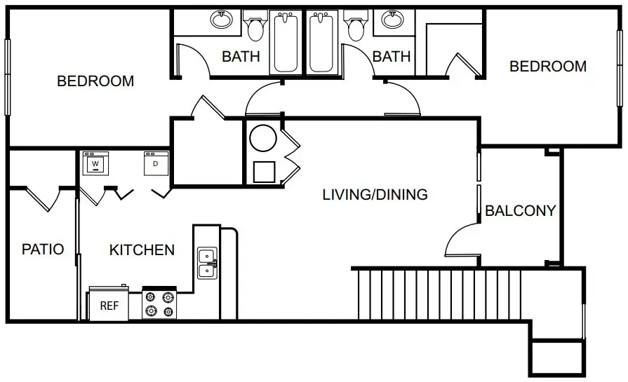 Champion Townhomes on the Green Houston FloorPlan 3