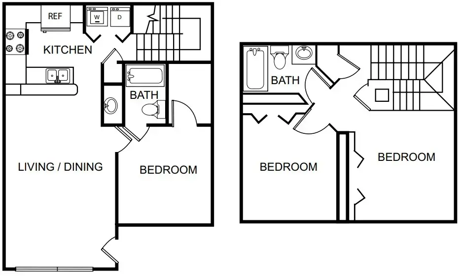 Champion Townhomes on the Green Houston FloorPlan 6