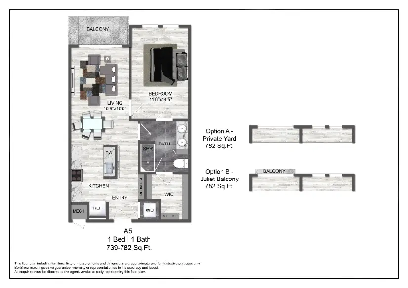 Chelsea Museum District Houston Rise Apartments FloorPlan 6