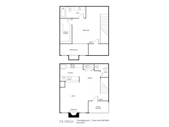 Chelsea at Bellevue Houston Apartments FloorPlan 1