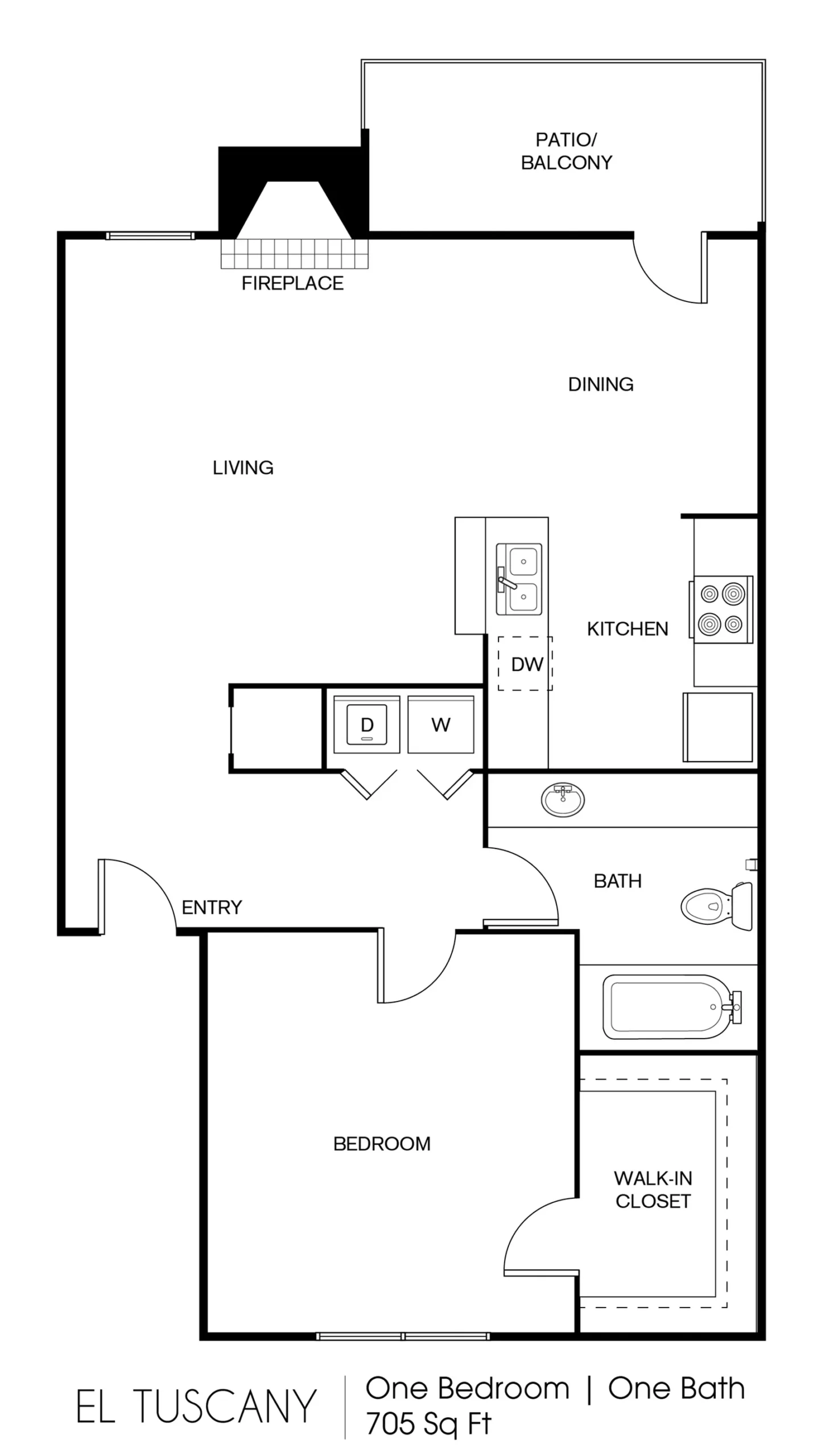 Chelsea at Bellevue Houston Apartments FloorPlan 3