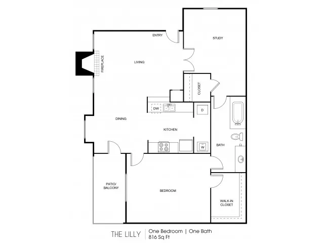 Chelsea at Bellevue Houston Apartments FloorPlan 4