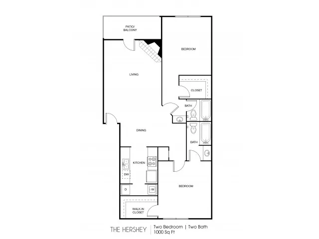 Chelsea at Bellevue Houston Apartments FloorPlan 6