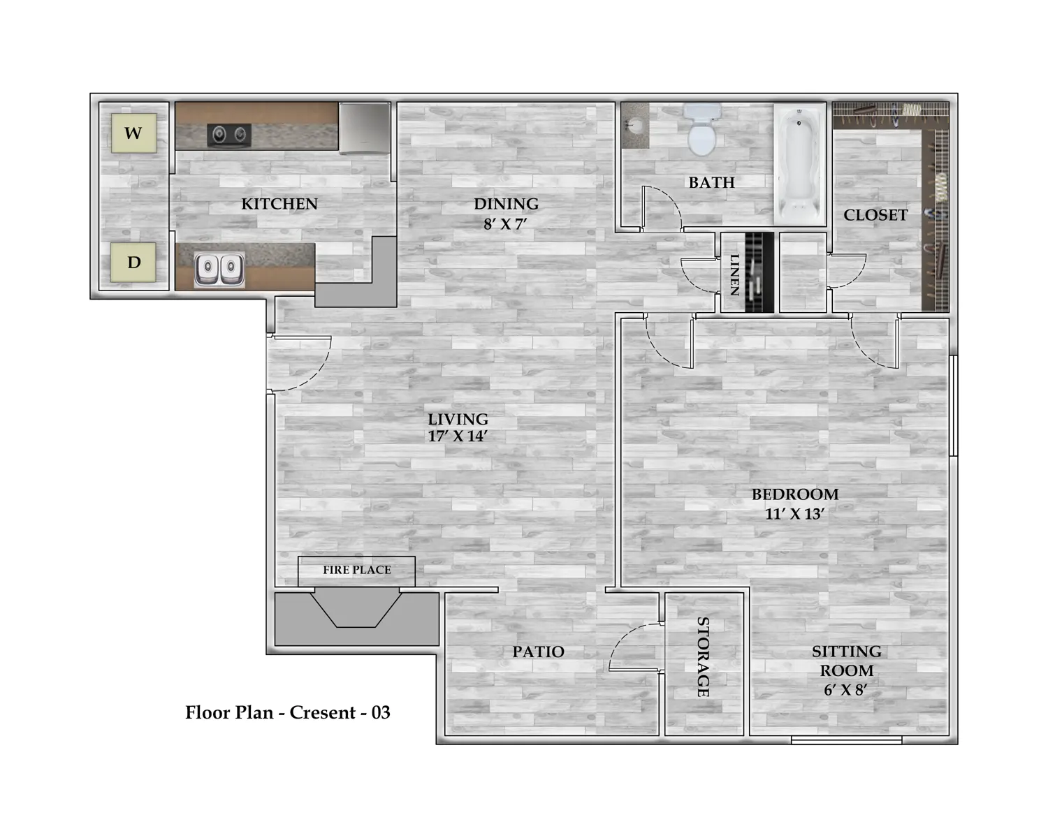 Crescent at Cityview Floor Plan 2