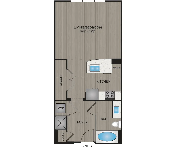 District at Greenbriar Houston Apartments FloorPlan 1